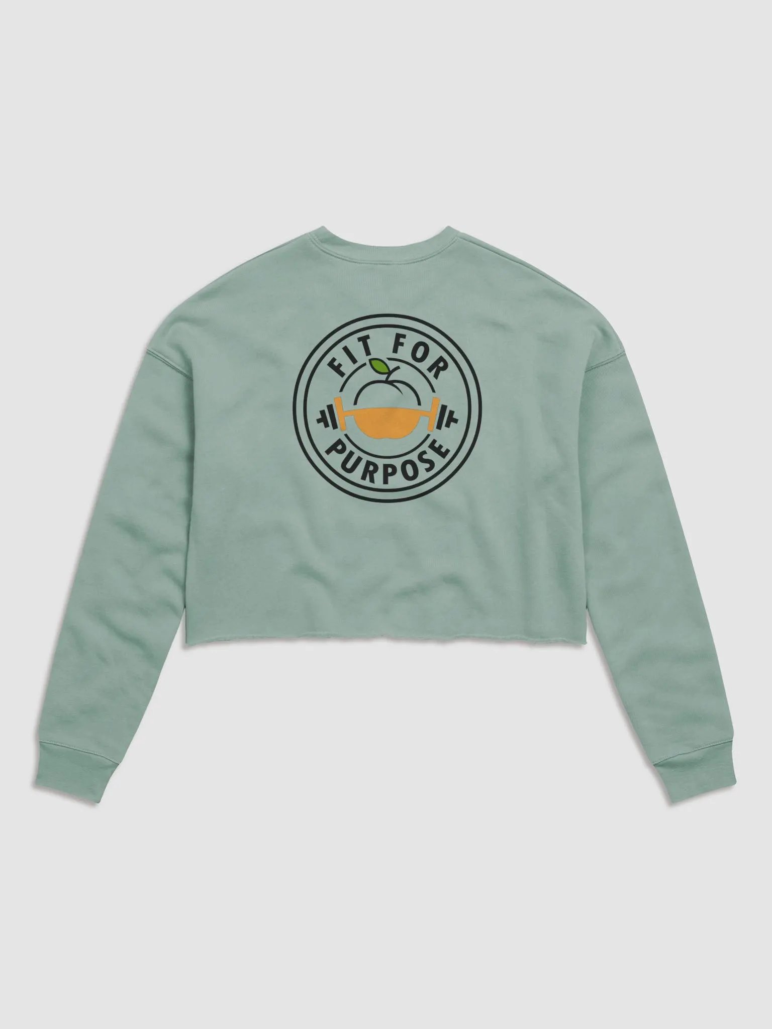Premium Fleece Crop Sweat (Black Logo) product image (8)