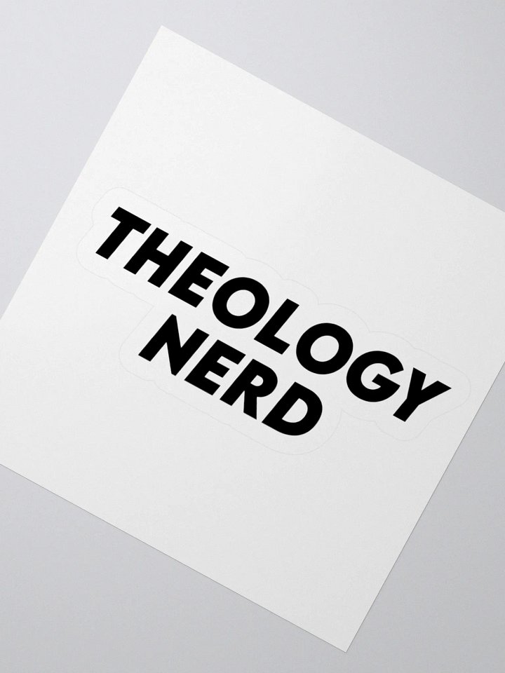 Theology nerd sticker product image (5)