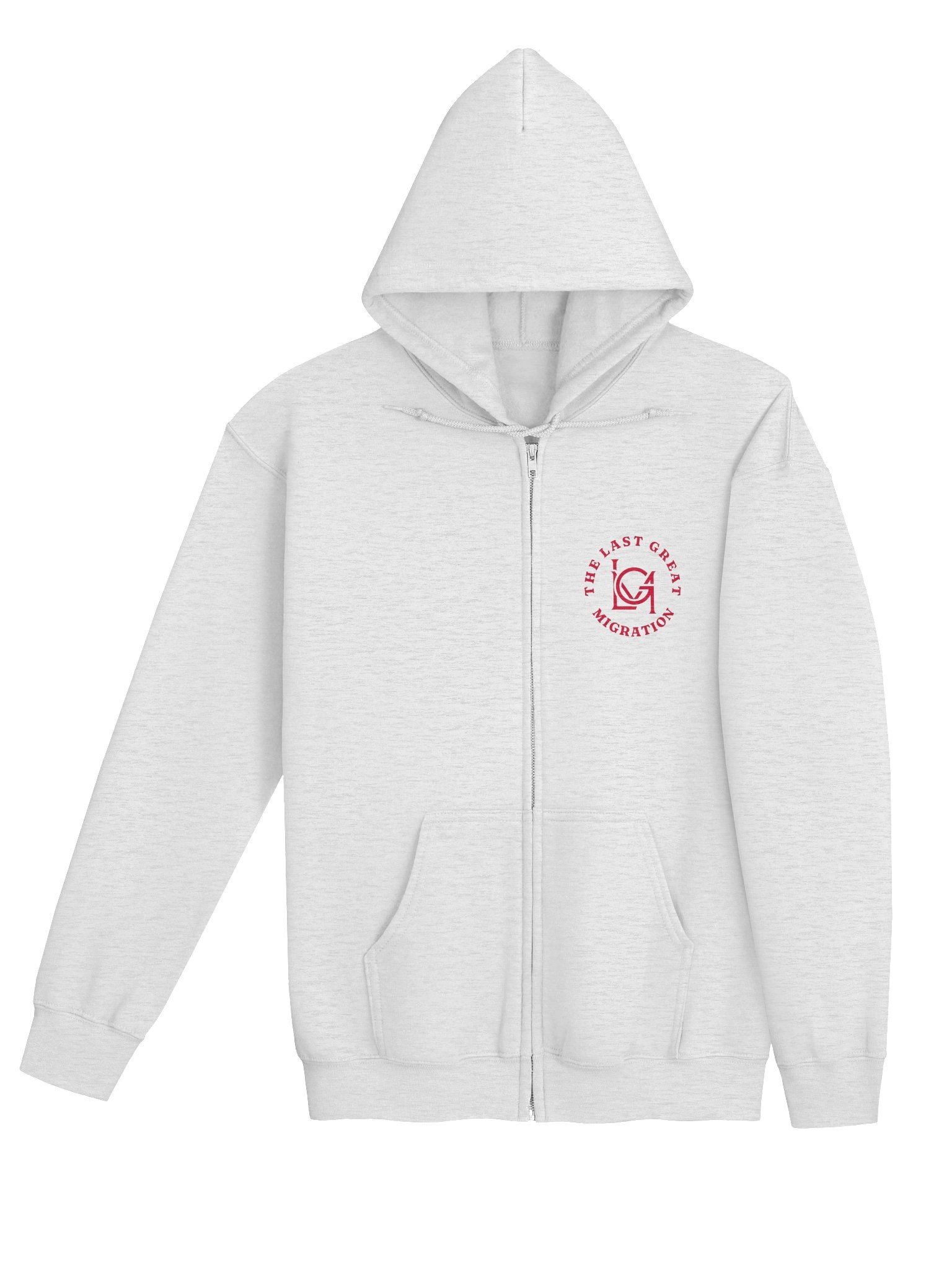 The Elevation Zip Hoodie (Red Logo, Ring Back) product image (4)