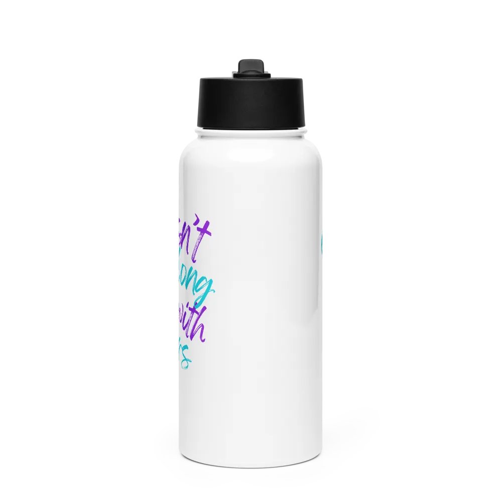 Cinnaschick Warning Water Bottle product image (3)