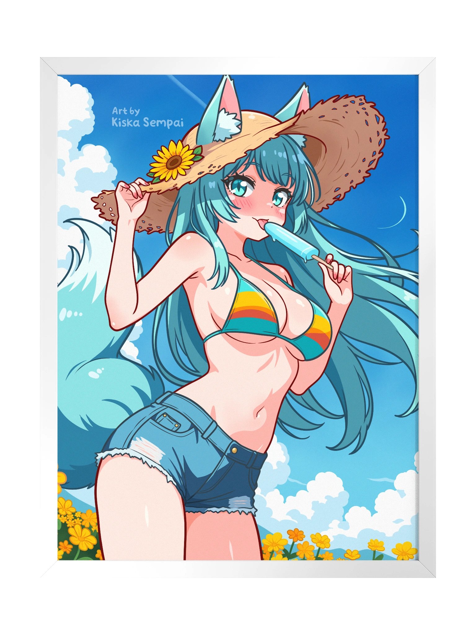 Sweet Summer Woofy ☆ Framed Wall Art product image (2)