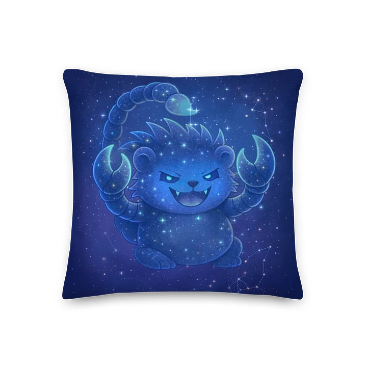 Zodiac hedgie Scorpio pillow product image (1)