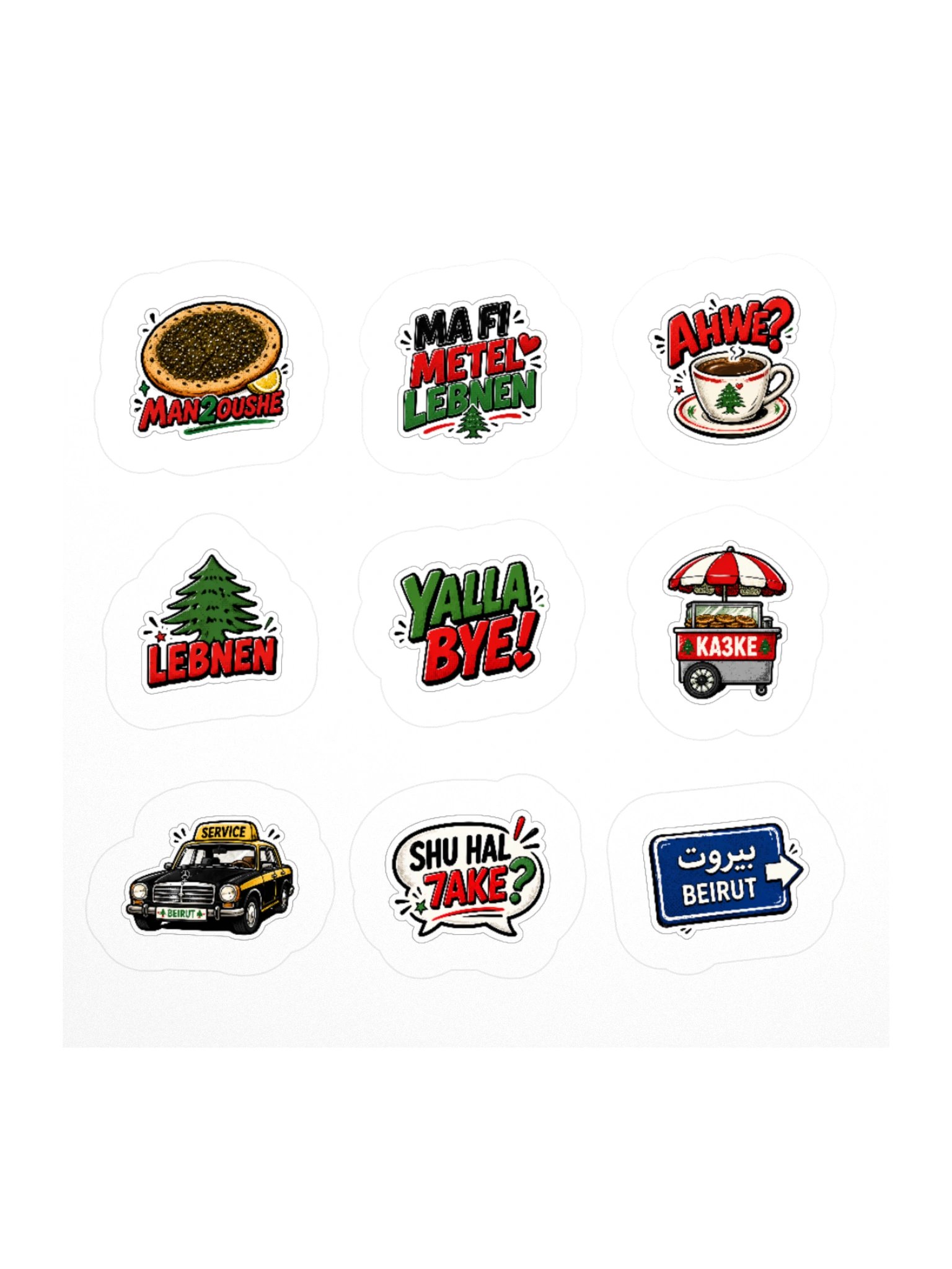 Lebanese Vibes - Stickers product image (1)