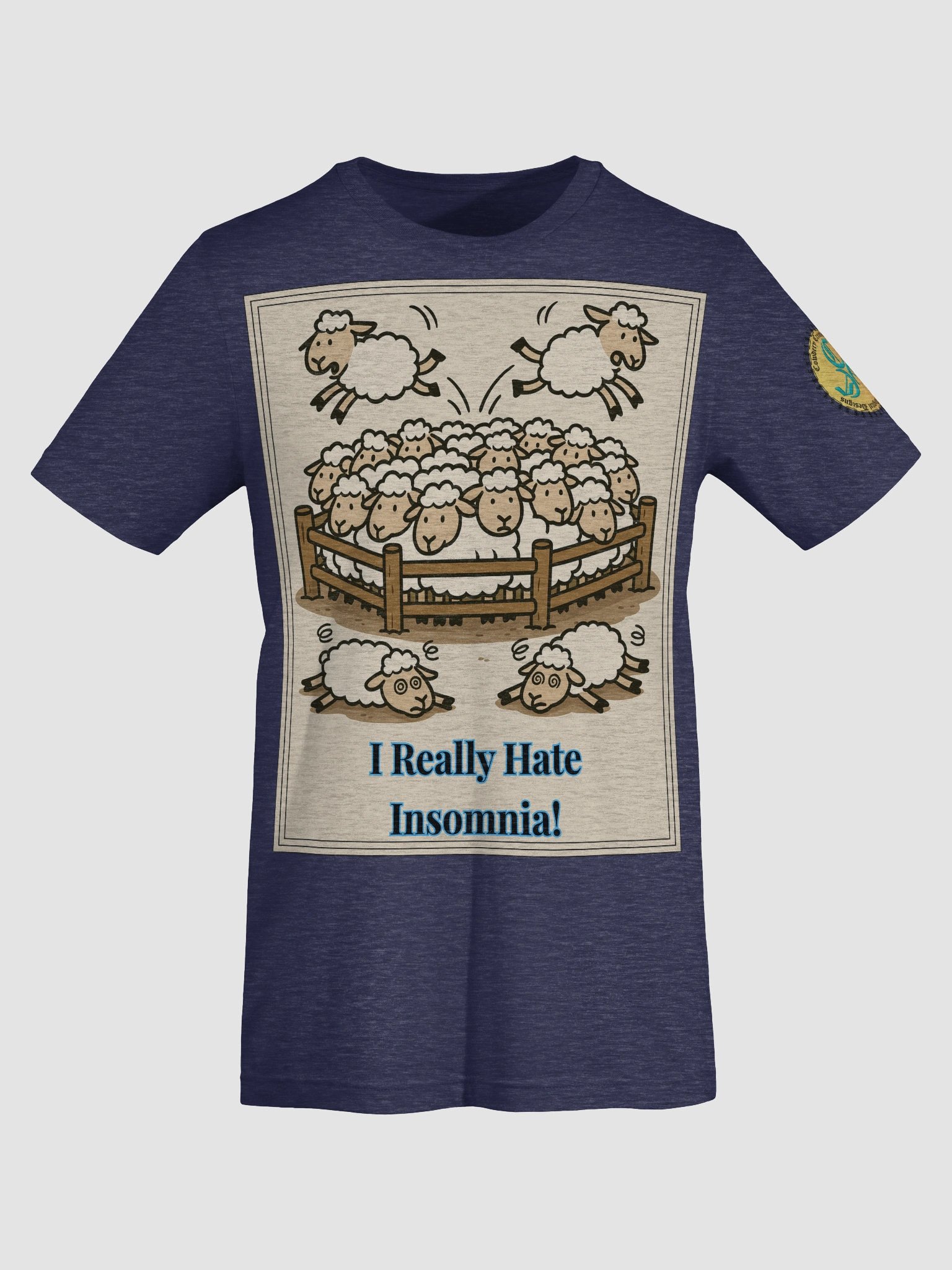 I Really Hate Insomnia (Both) Bella+Canvas Supersoft T-Shirt Colors (2) product image (76)