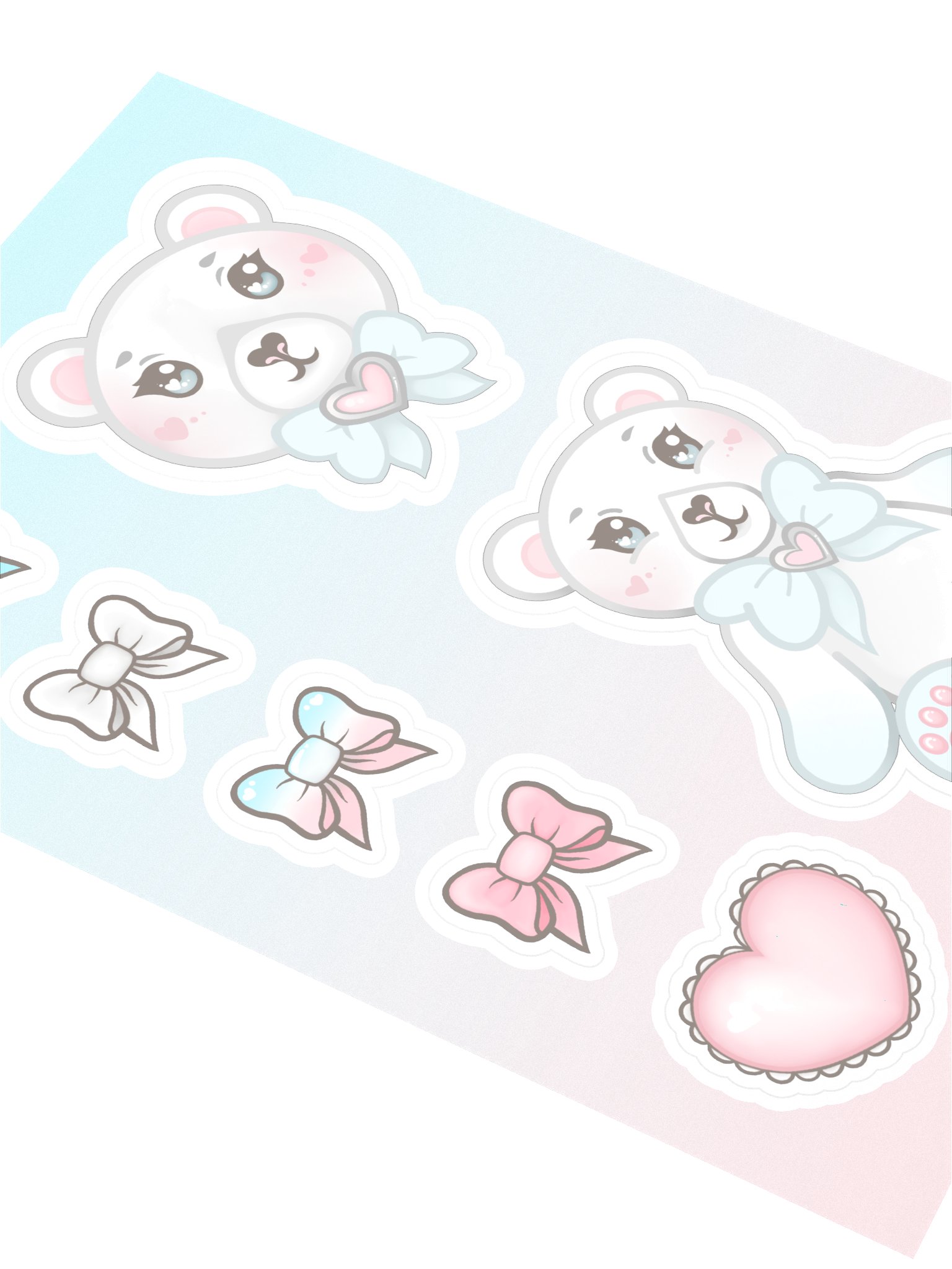 Bears & Bows Sticker Sheet product image (2)