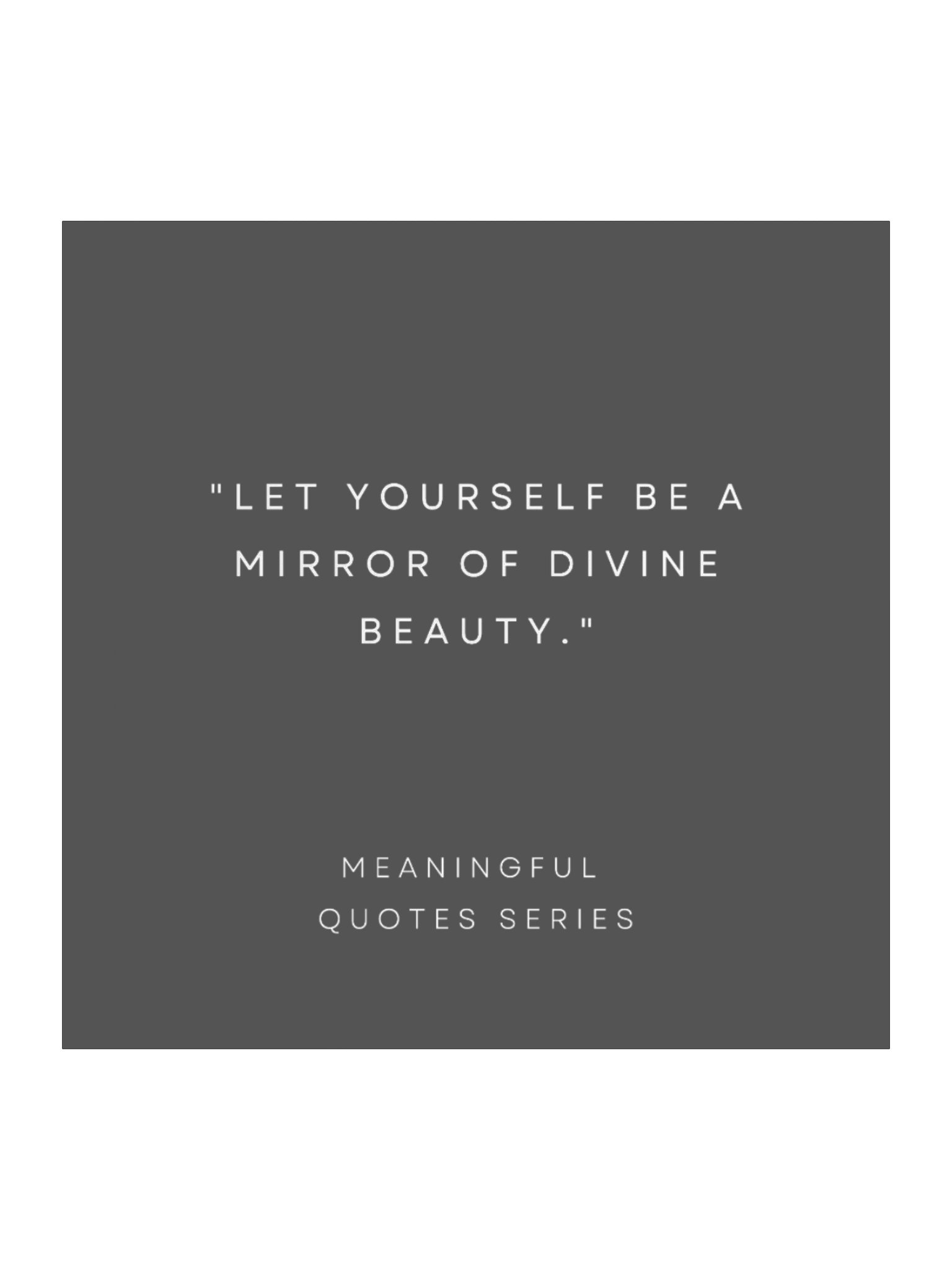 Be A Mirror Of Divine Beauty. product image (1)