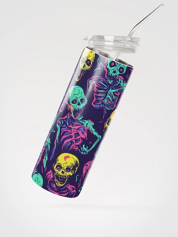 Neon Skeletons Stainless Steel Tumbler product image (2)
