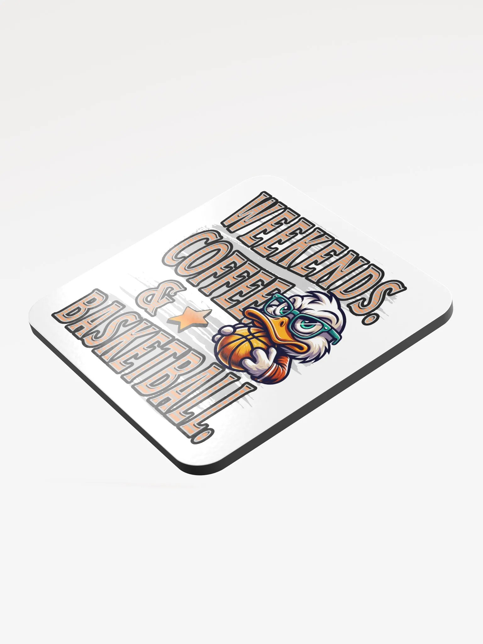 Weekends Coffee And Weekends Duck Vibes Cork Coaster product image (4)