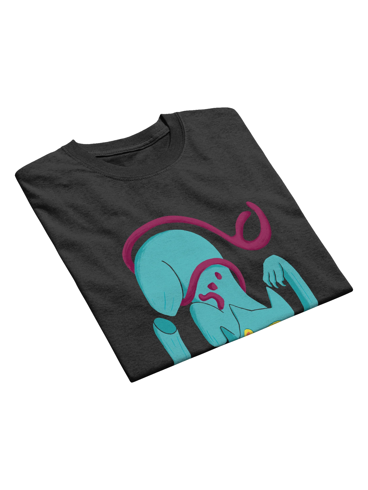 Demon Cat With Text on the Back Classic T-Shirt Multicolor product image (5)