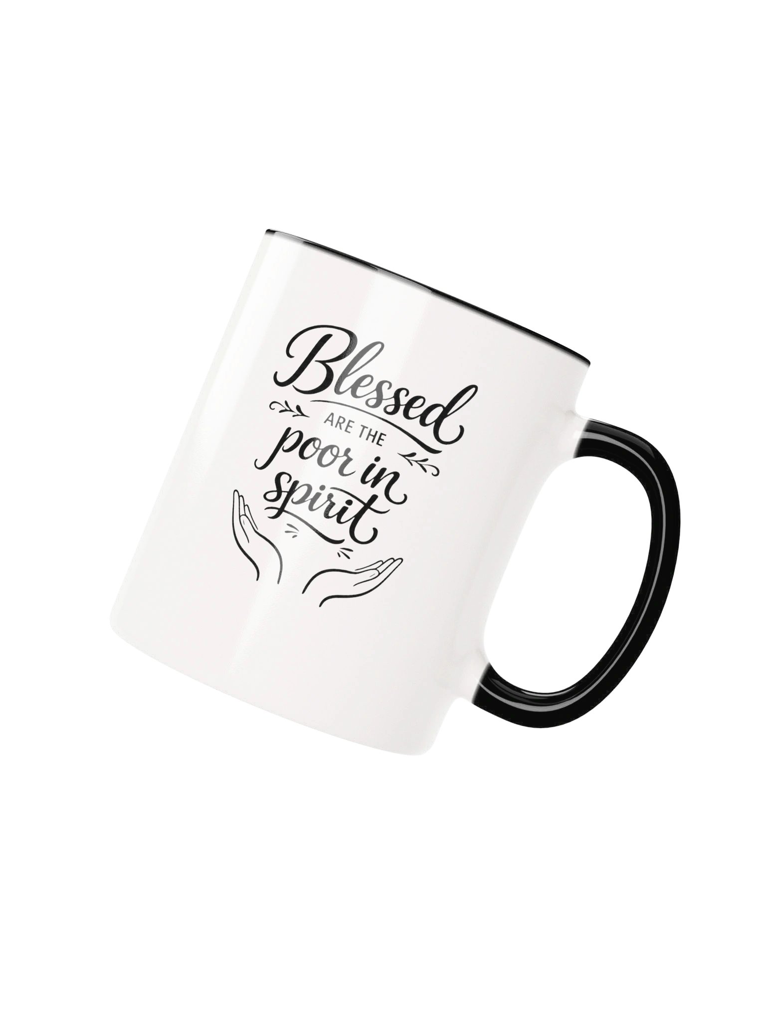 Blessed Are the Poor in Spirit Christian Coffee Mug | Matthew 5:3 Bible Verse Mug | Faith-Inspired Gift | Kingdom Life Co. product image (3)