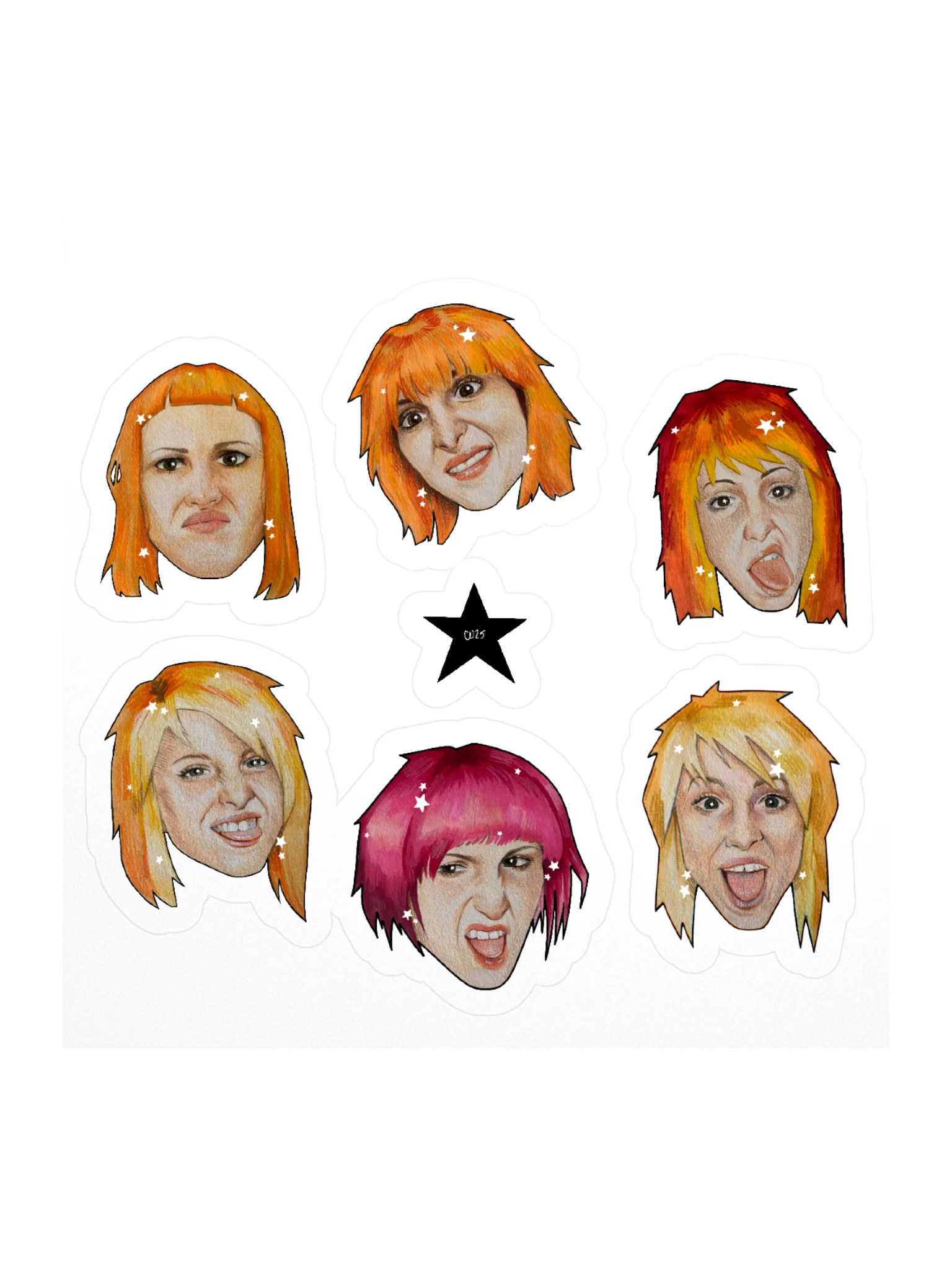 yelyah expressions v2 sticker sheet ! product image (1)