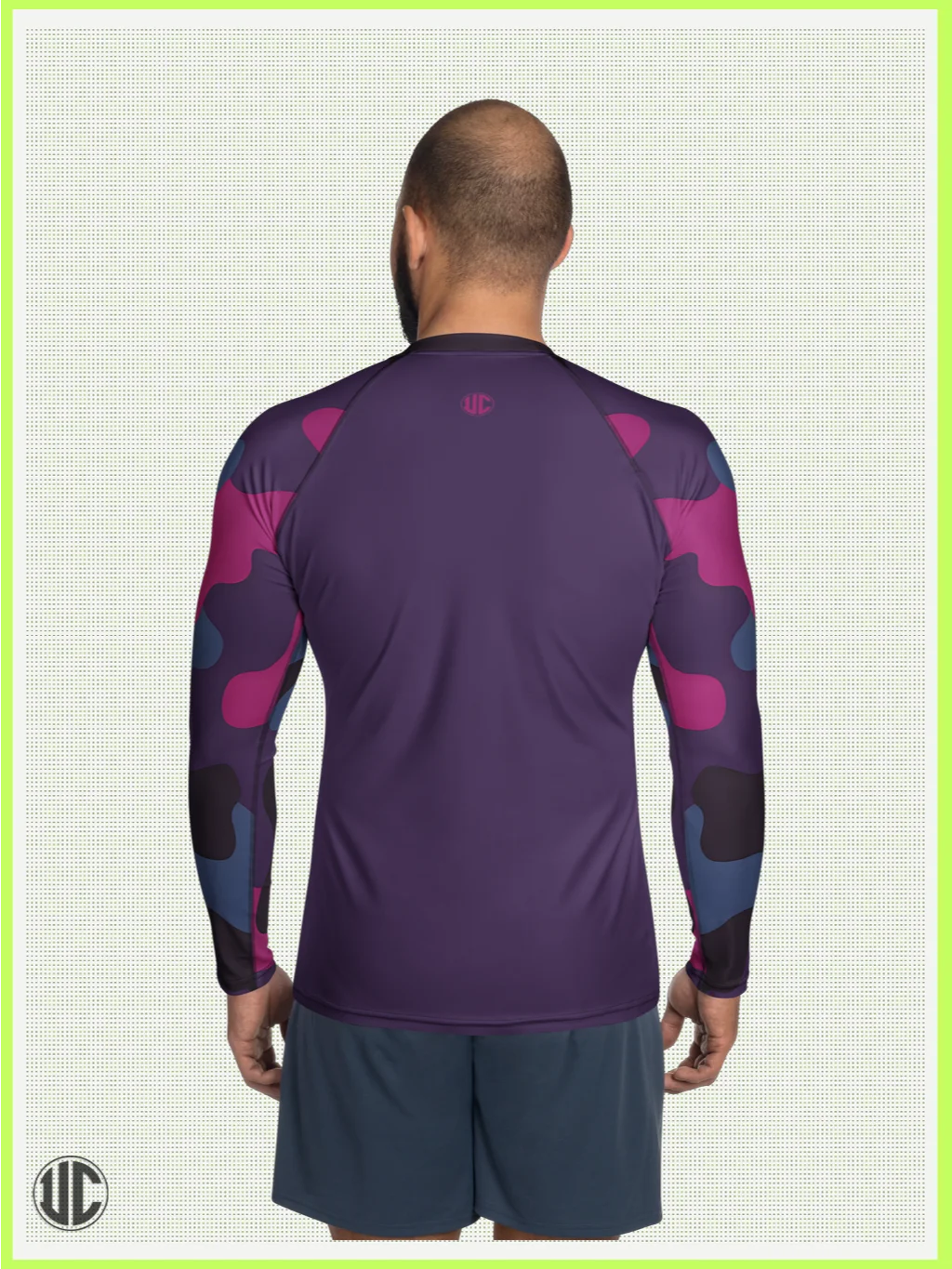 Kat’s Urban Camo – Men’s Rash Guard product image (2)