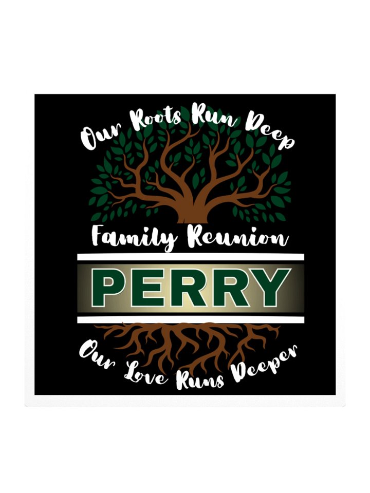 Perry Family Tree Reunion 2026 Stickers – Legacy Edition product image (1)