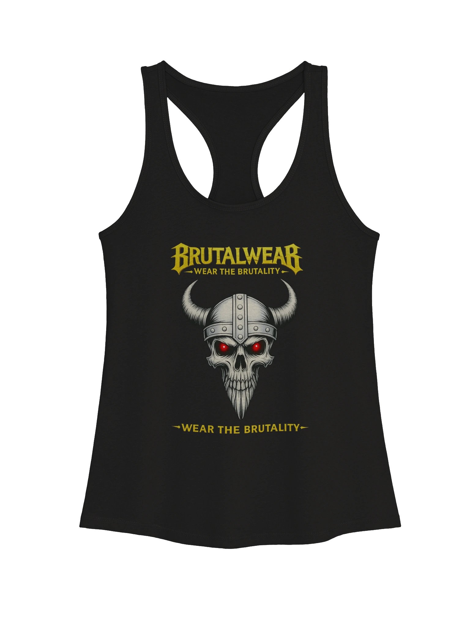 BrutalWear Viking Skull Fantasy Medieval Art Design Graphic. product image (4)