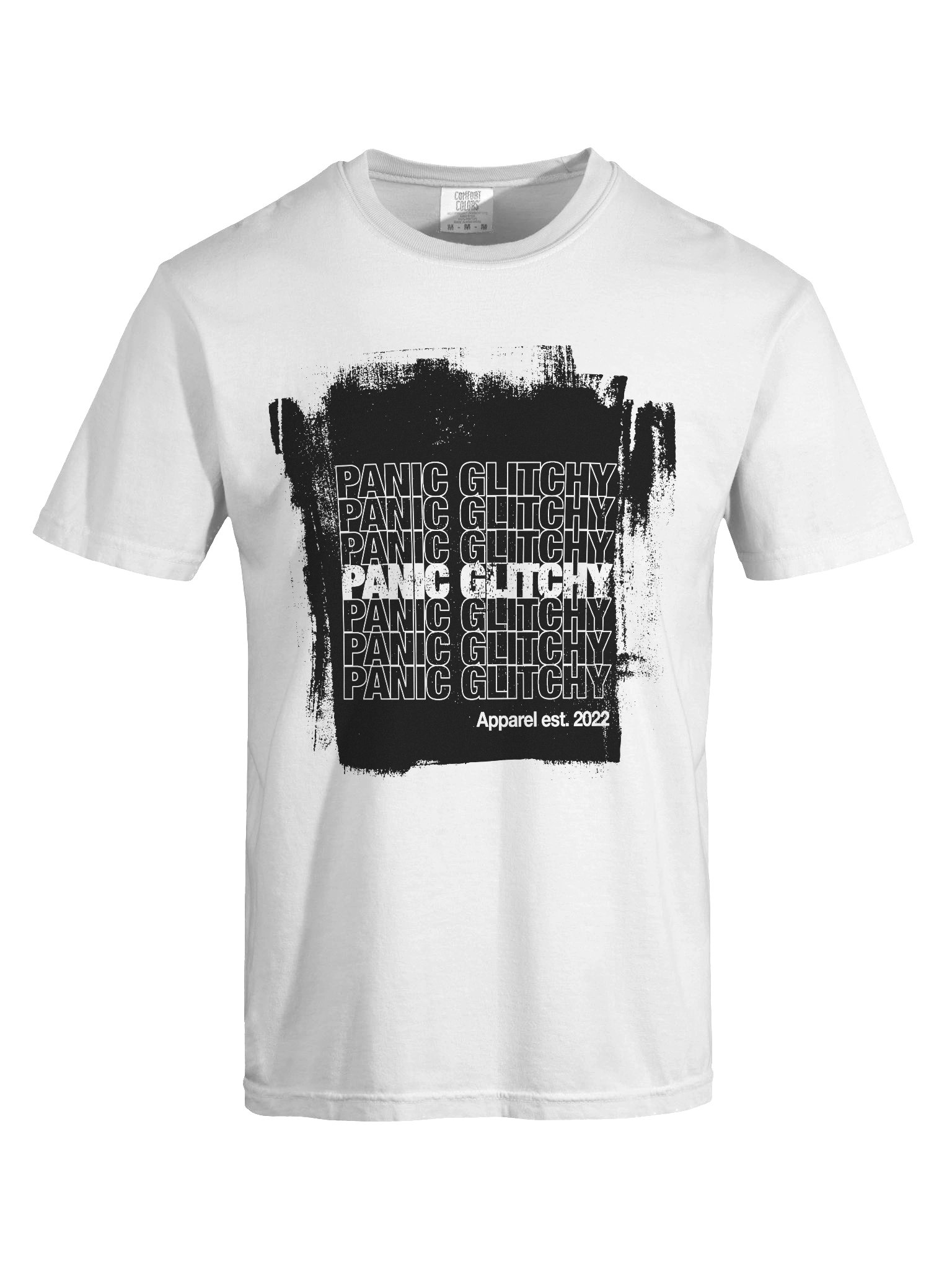Panic Glitchy Grocery Ink Roller Tee product image (87)