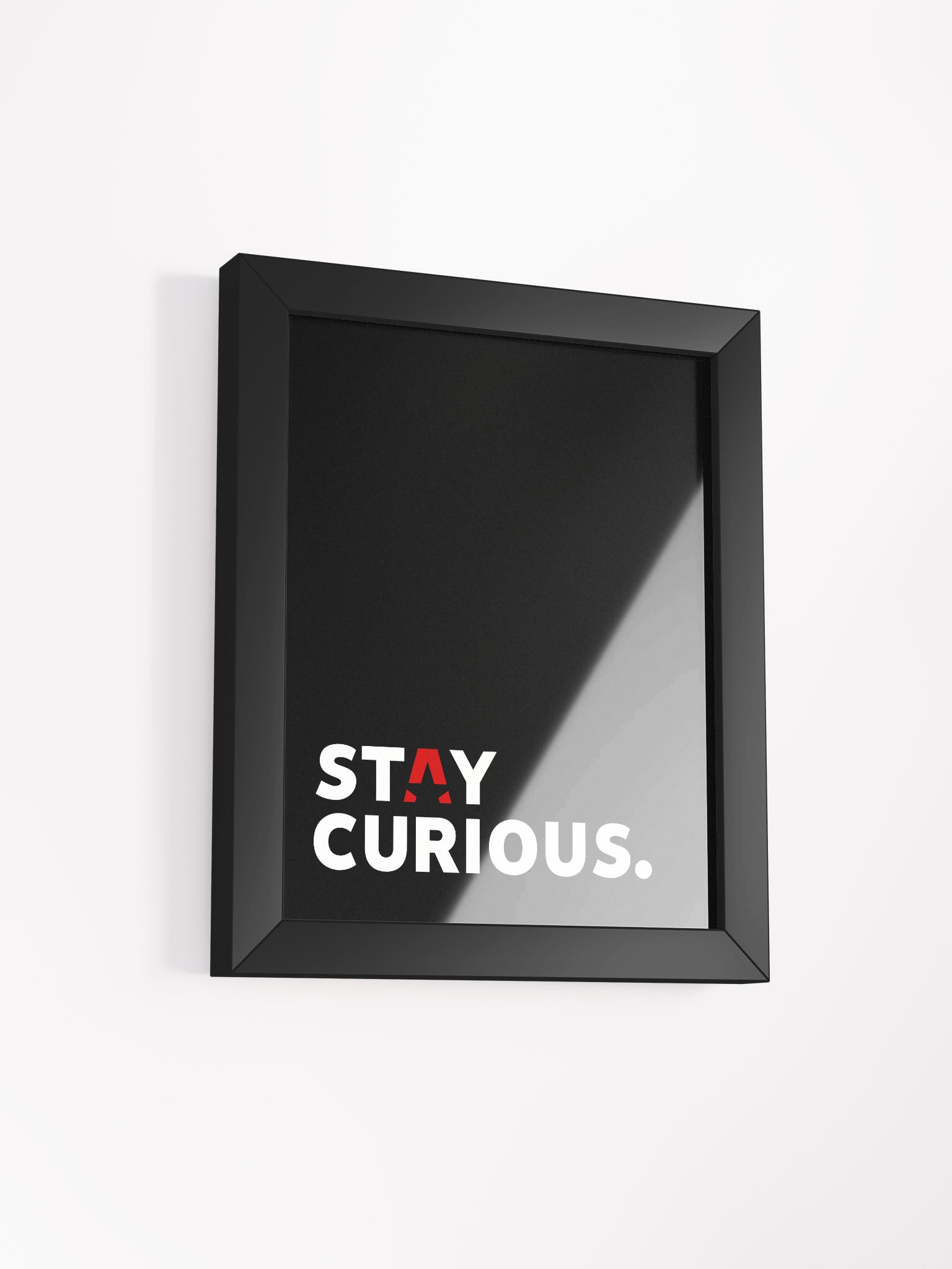 Stay Curious Framed Poster product image (2)