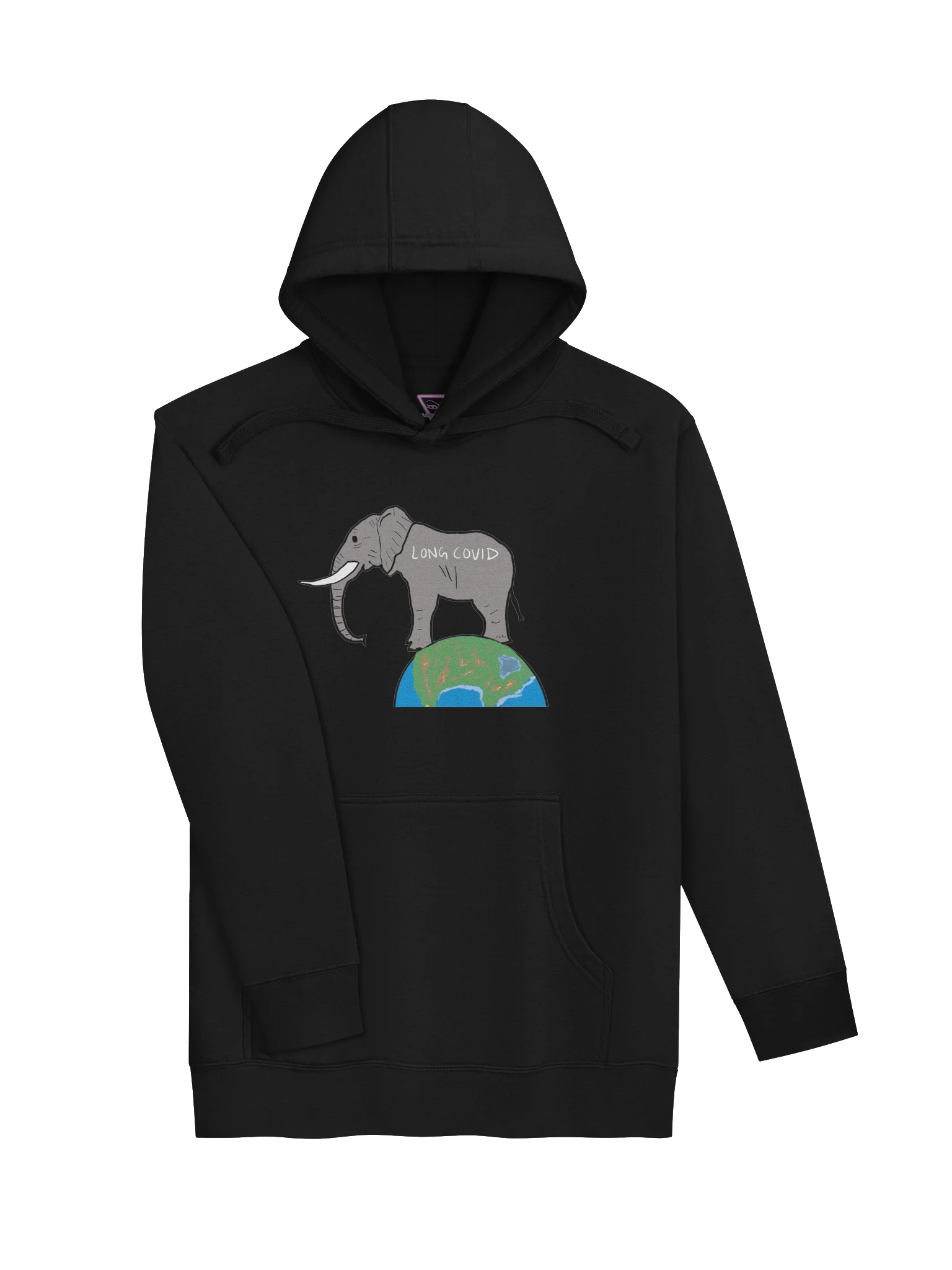 Elephant In The Room hoodie (Long Covid) product image (3)