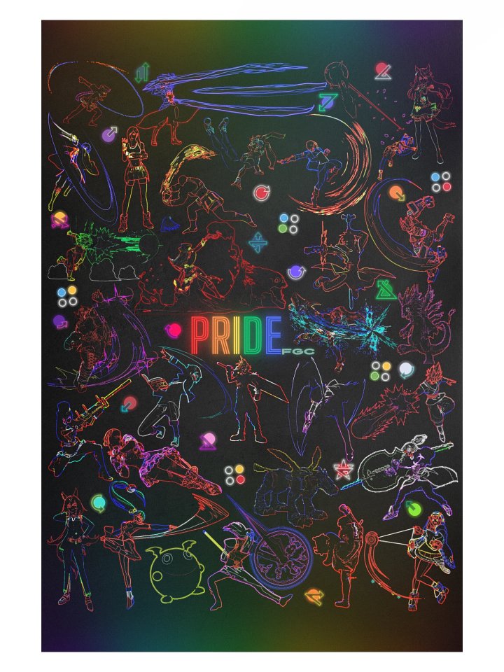 PRIDEfgc - 2026 Poster (Dark) product image (1)