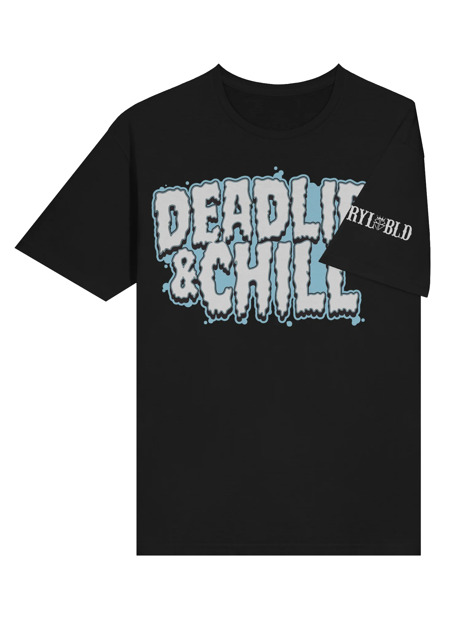 DEADLIFT & CHILL 2 TEE (WHITE LOGO) product image (6)
