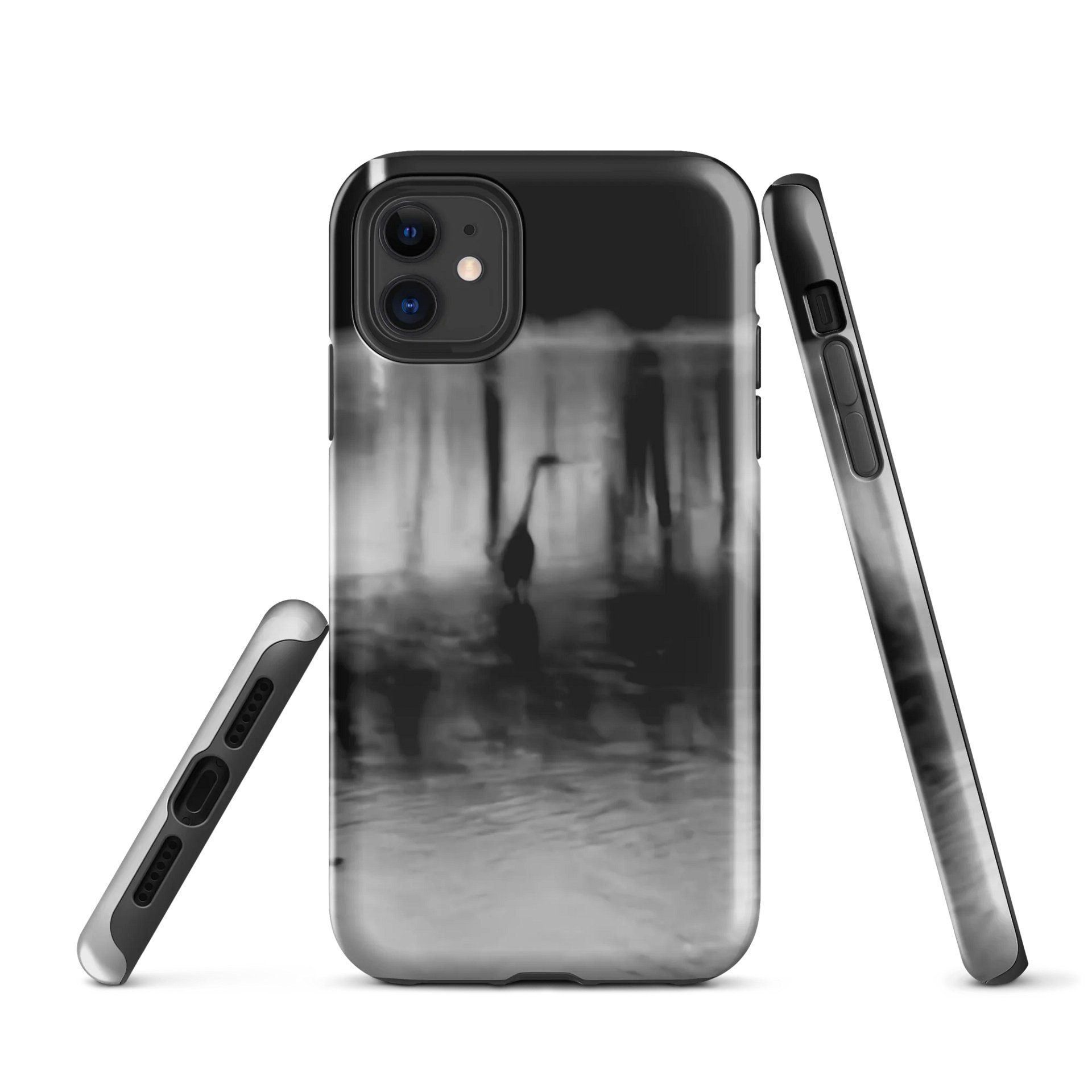 Blue Heron Black and White iPhone® Tough Case product image (1)