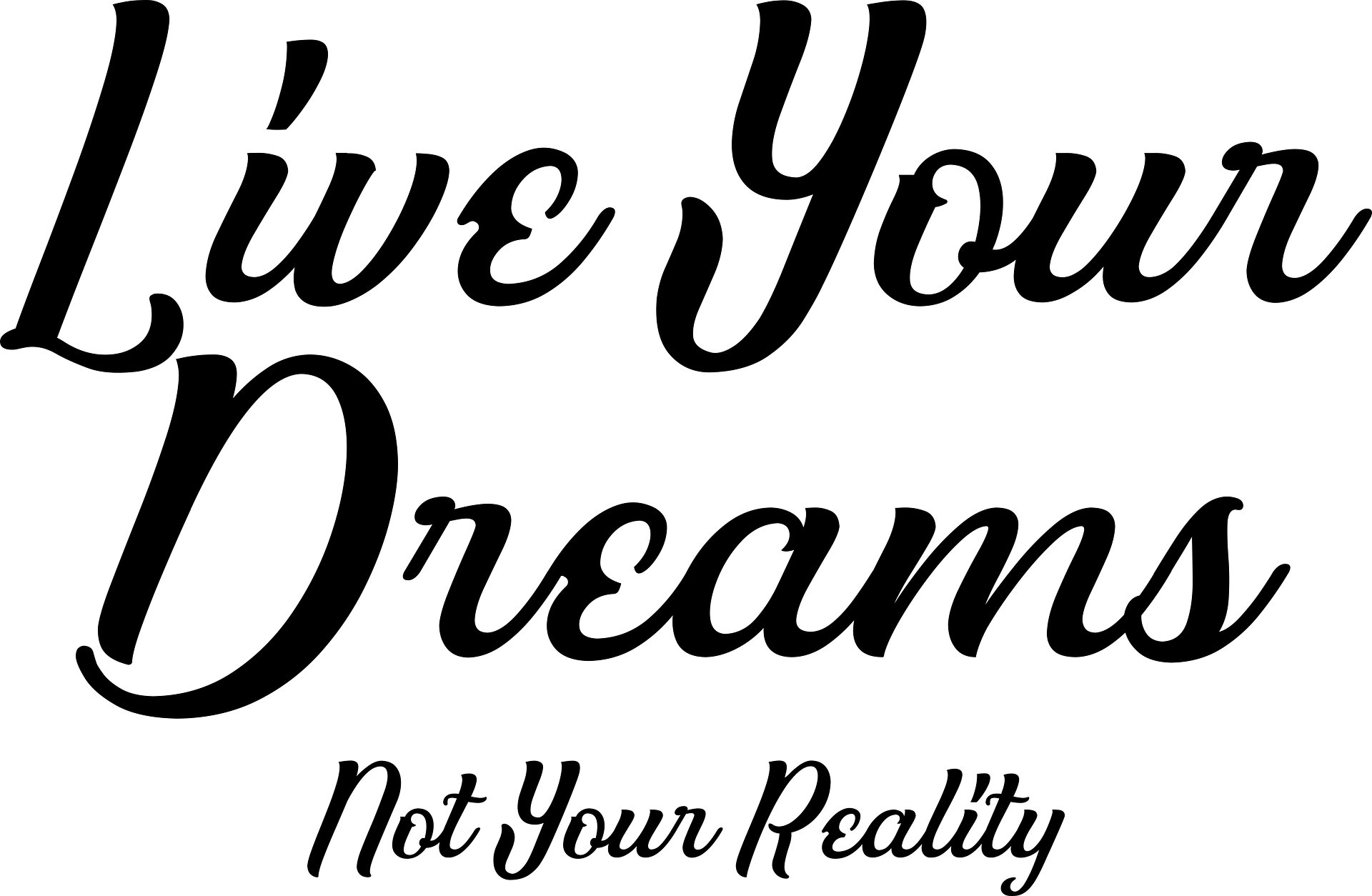 Live Your Dreams, Not Your Reality – Signature Snapback product image (5)