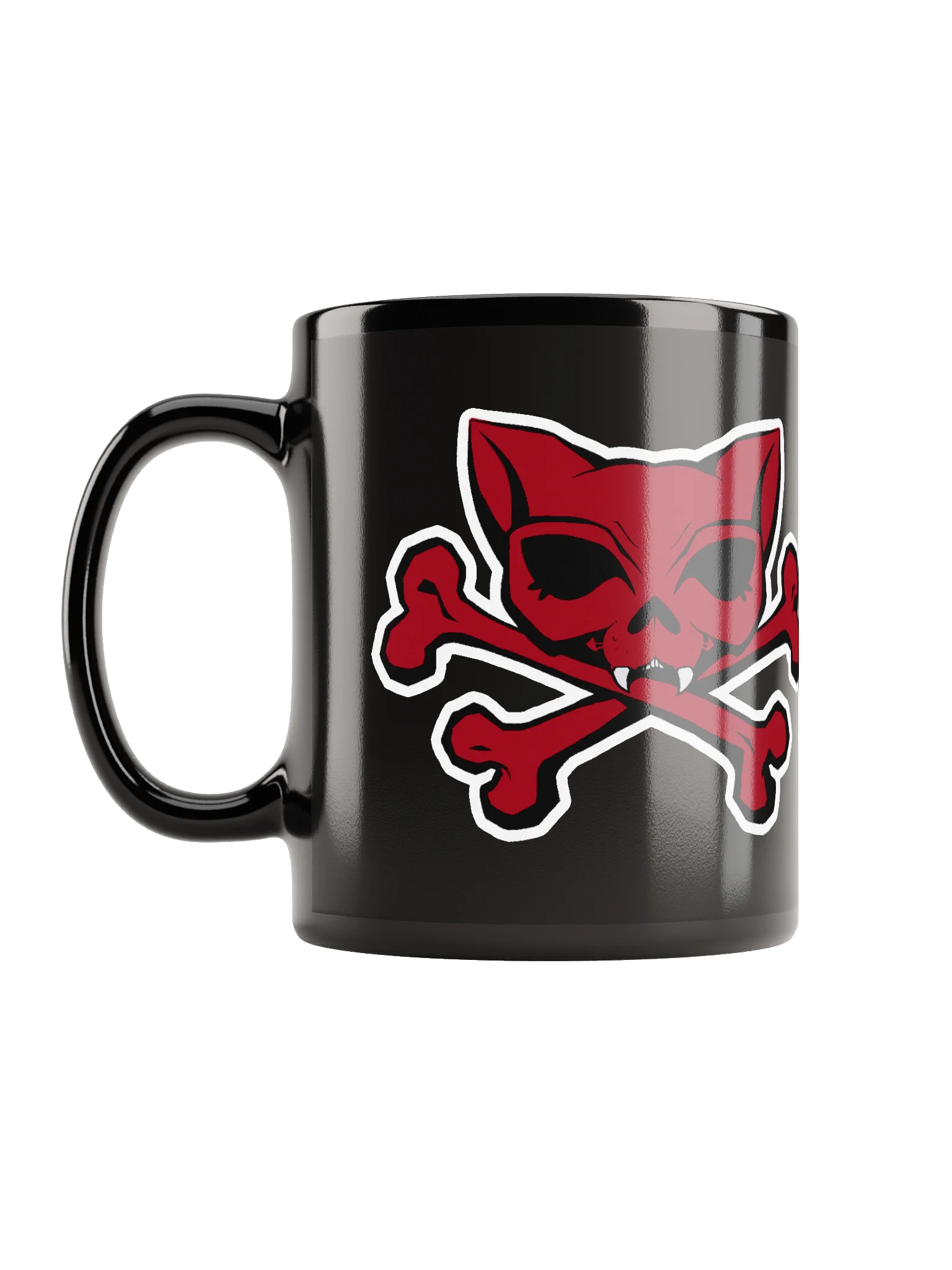Red Kat Skull Blaque Mug product image (2)
