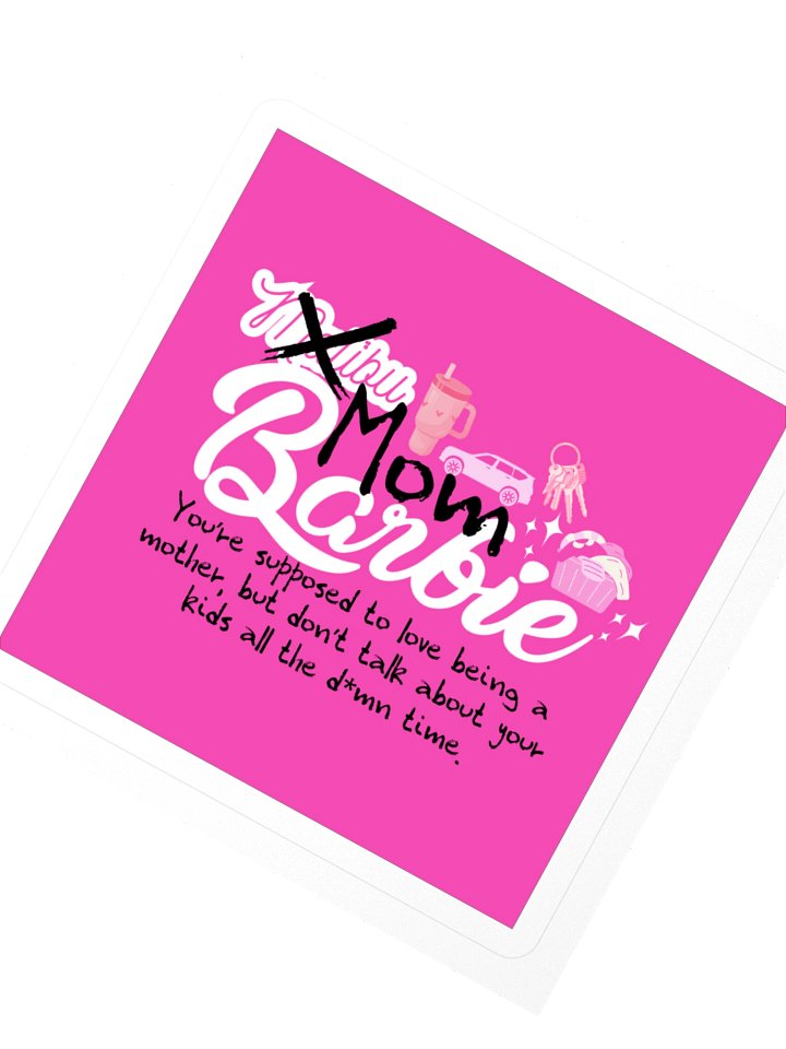 Barbie Movie Mom Barbie Square Sticker product image (2)