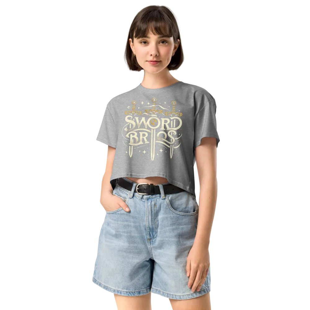 Sword Bros Crop Top product image (12)