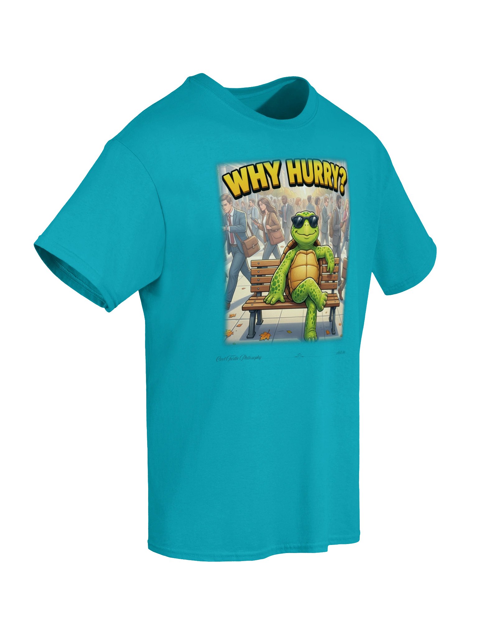 WHY HURRY? — Gildan 5000 Heavyweight T-Shirt product image (4)