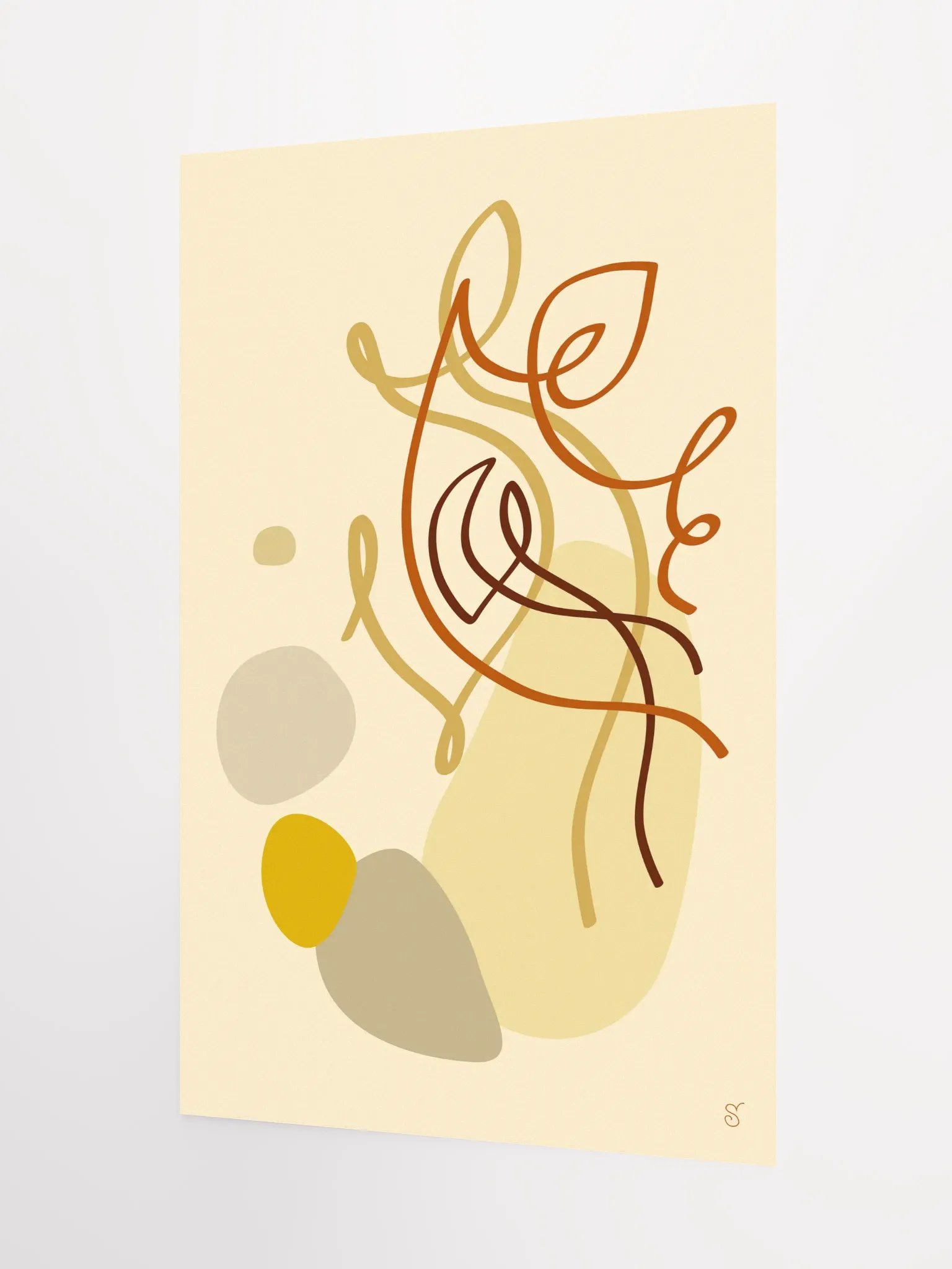 Organic Flow Abstract Poster - Abstract Image No. 4 product image (3)