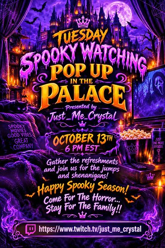It's Spooky Season..Spooky Watching Pop Up!! !charity !palace #Thankful #T.E.A.M. 2026, Gathered in the Glow Up of the Palace...