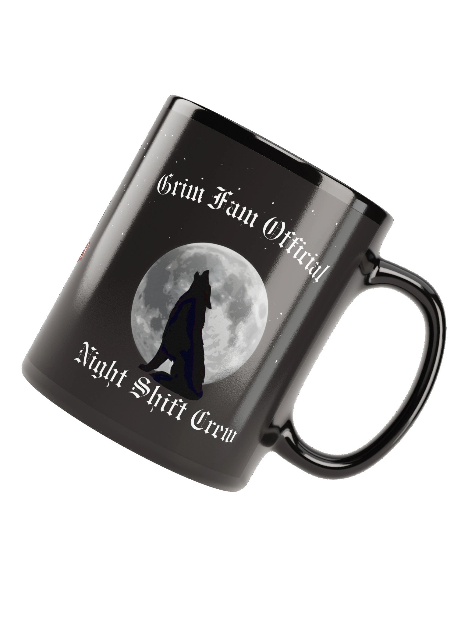 GrimFam Night Shift Mug — Wolf Edition "This is my chill cup. F off and let me chill — respectfully." 11 oz Or 15 Oz sizes product image (5)
