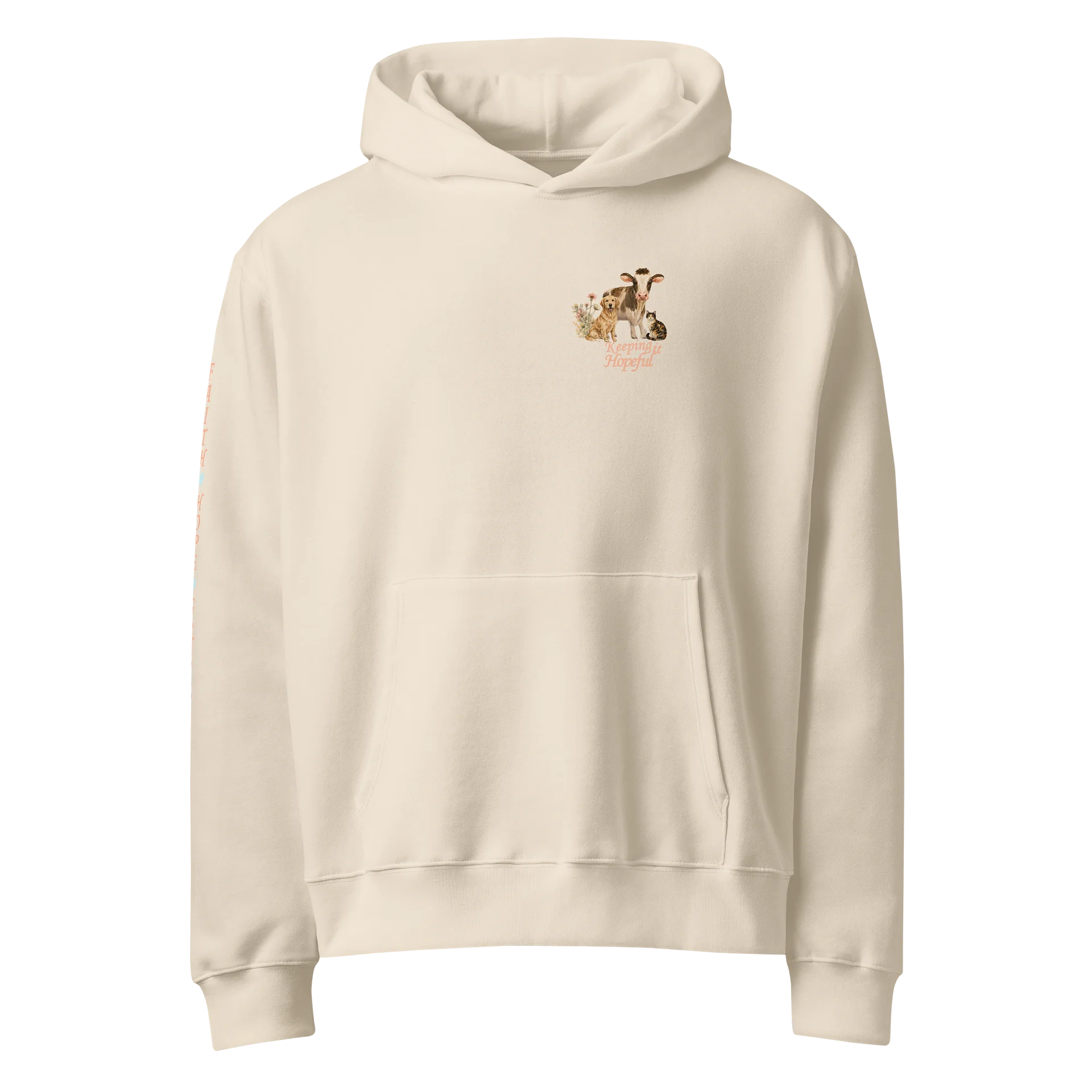Colossians 3:23 Collection | Unisex Oversized Midweight Hoodie product image (5)
