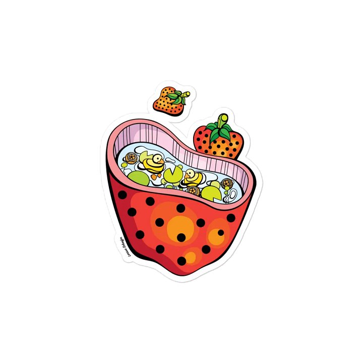 "Strawberry Duck Pond" Magnet product image (2)