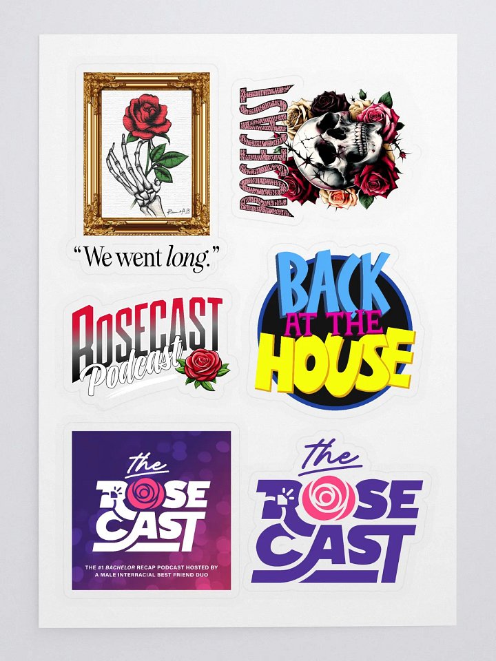 Rosecast Sticker Sheet product image (2)