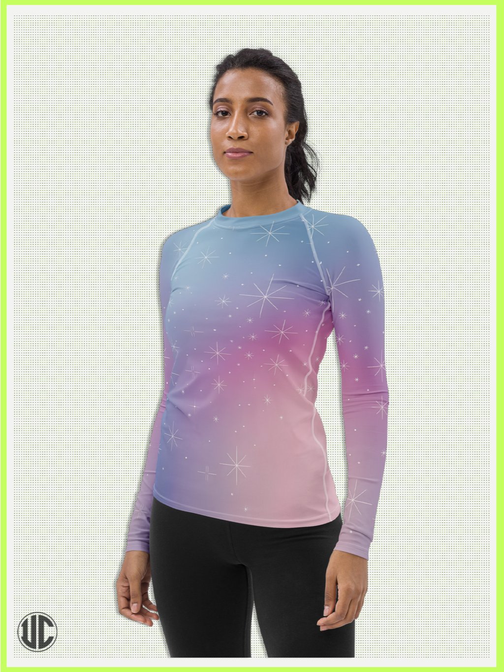 Sunset Constellations – Women’s Rash Guard product image (7)