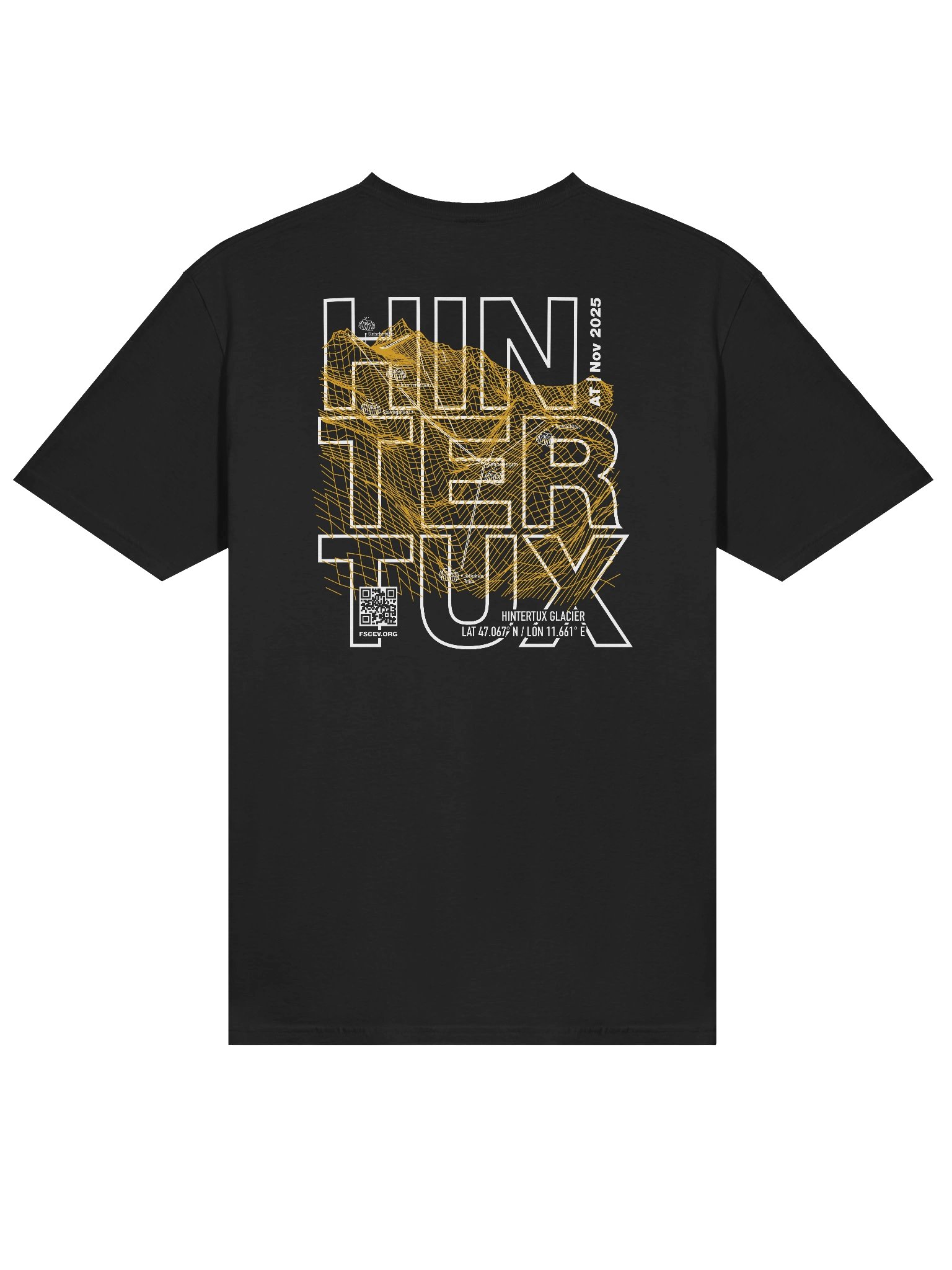 Hintertux Glacier Coordinates Resort (front and back print) product image (5)