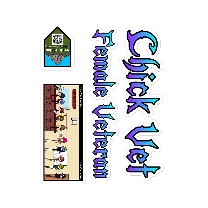 Chick Vet Stickers product image (1)