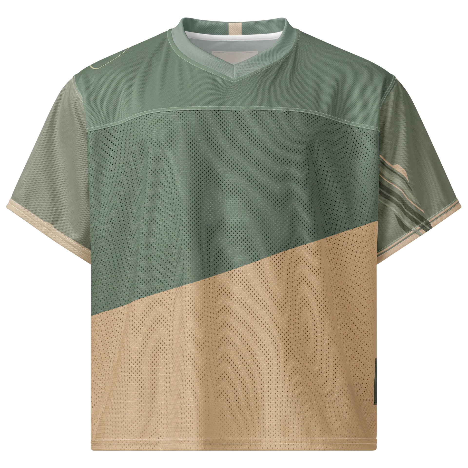 Sage Green Sand Colorblock Jersey product image (1)