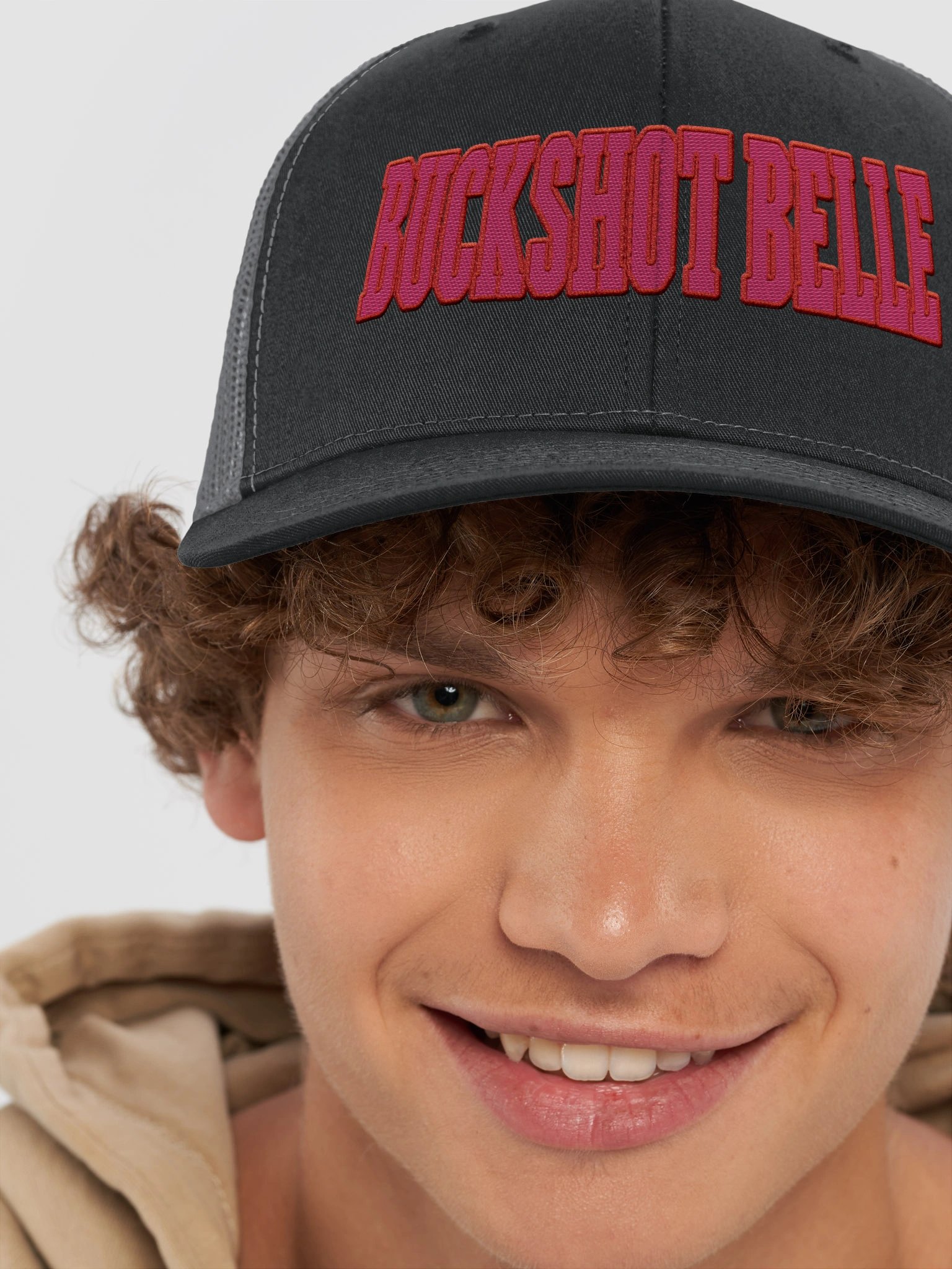 Buckshot Belle Pink Trucker Hat product image (38)