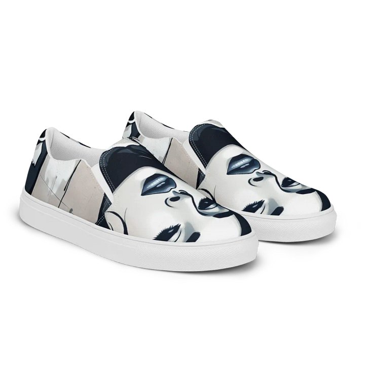 Ethereal Roses Women's Slip-On canvas Shoes product image (2)