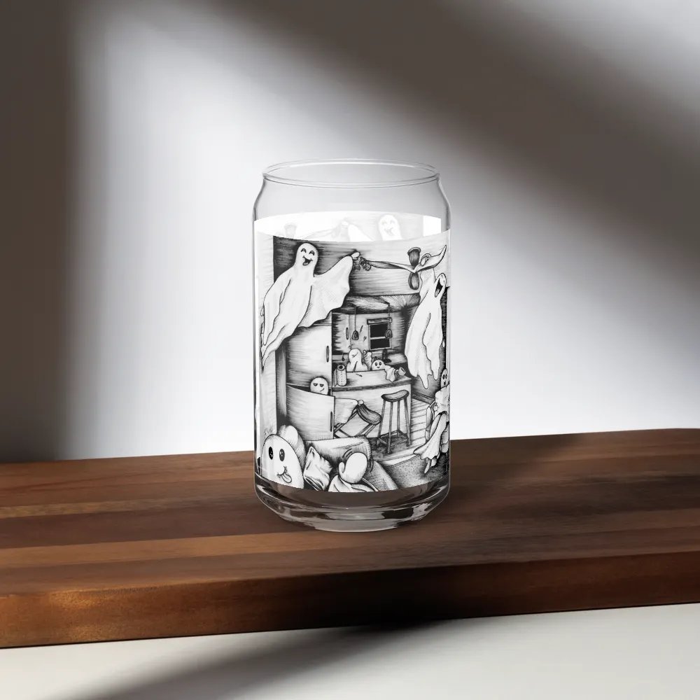 Haunted Apartment can-shaped glass product image (7)