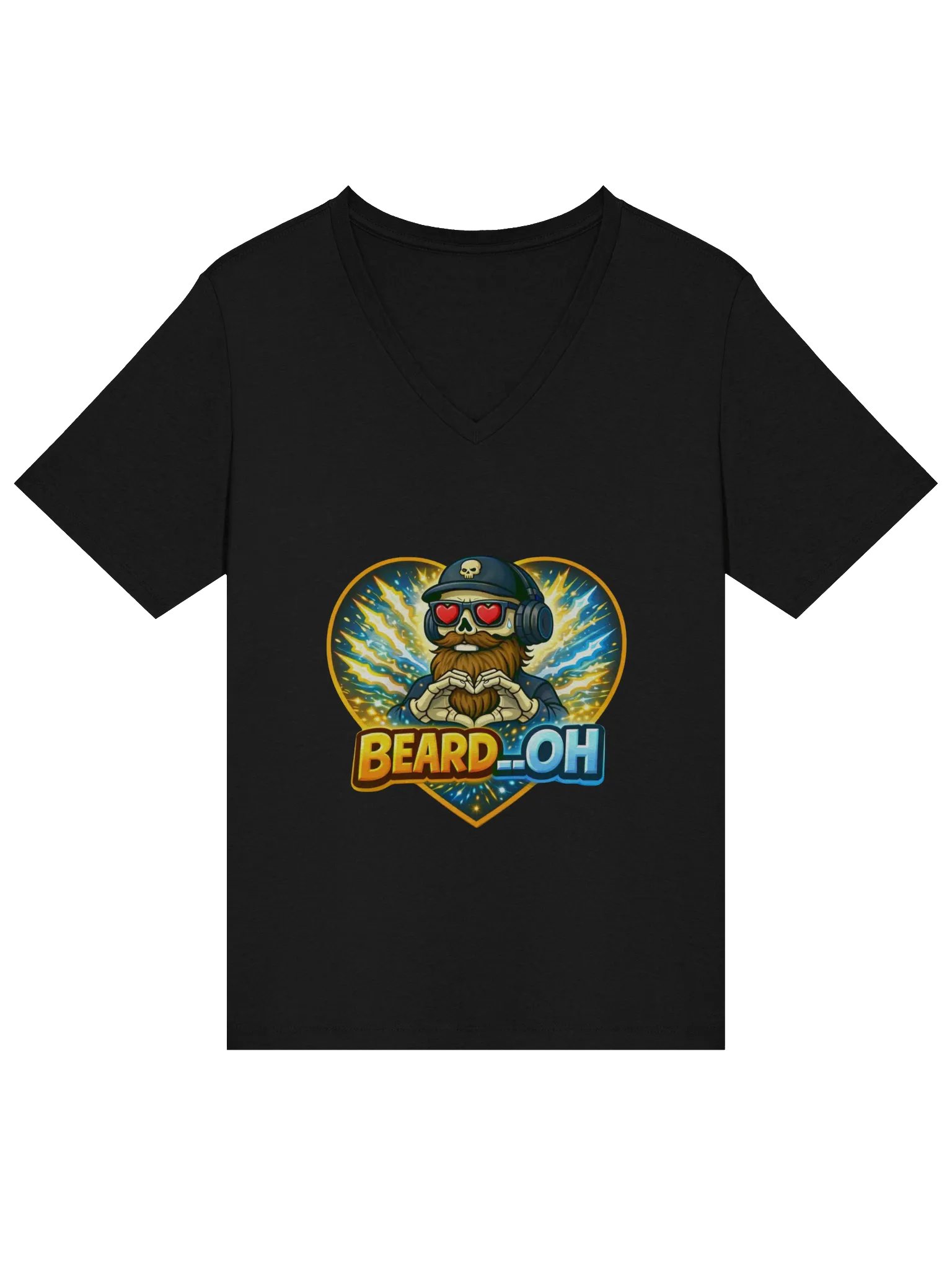 Beard__Oh Women's V-Neck T-Shirt product image (3)