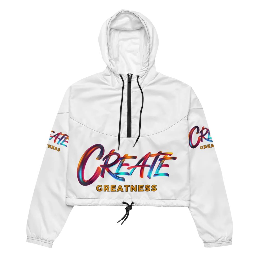 Create Greatness Dynamic Vibes Cropped Windbreaker product image (2)