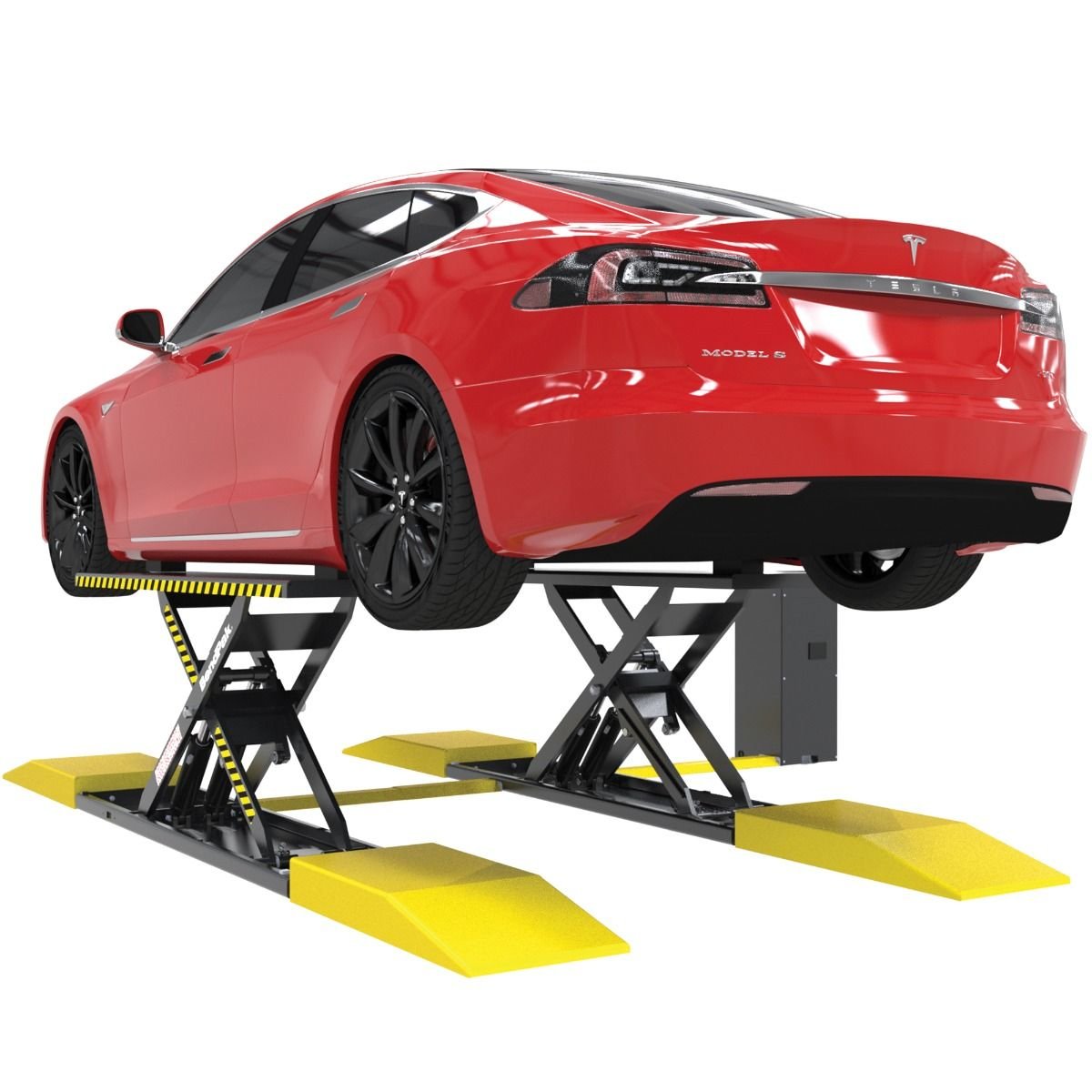 BendPak MDS-6EXT Mid-Rise Scissor Lift - 6,000-Lb Capacity - Extended Platform product image (2)