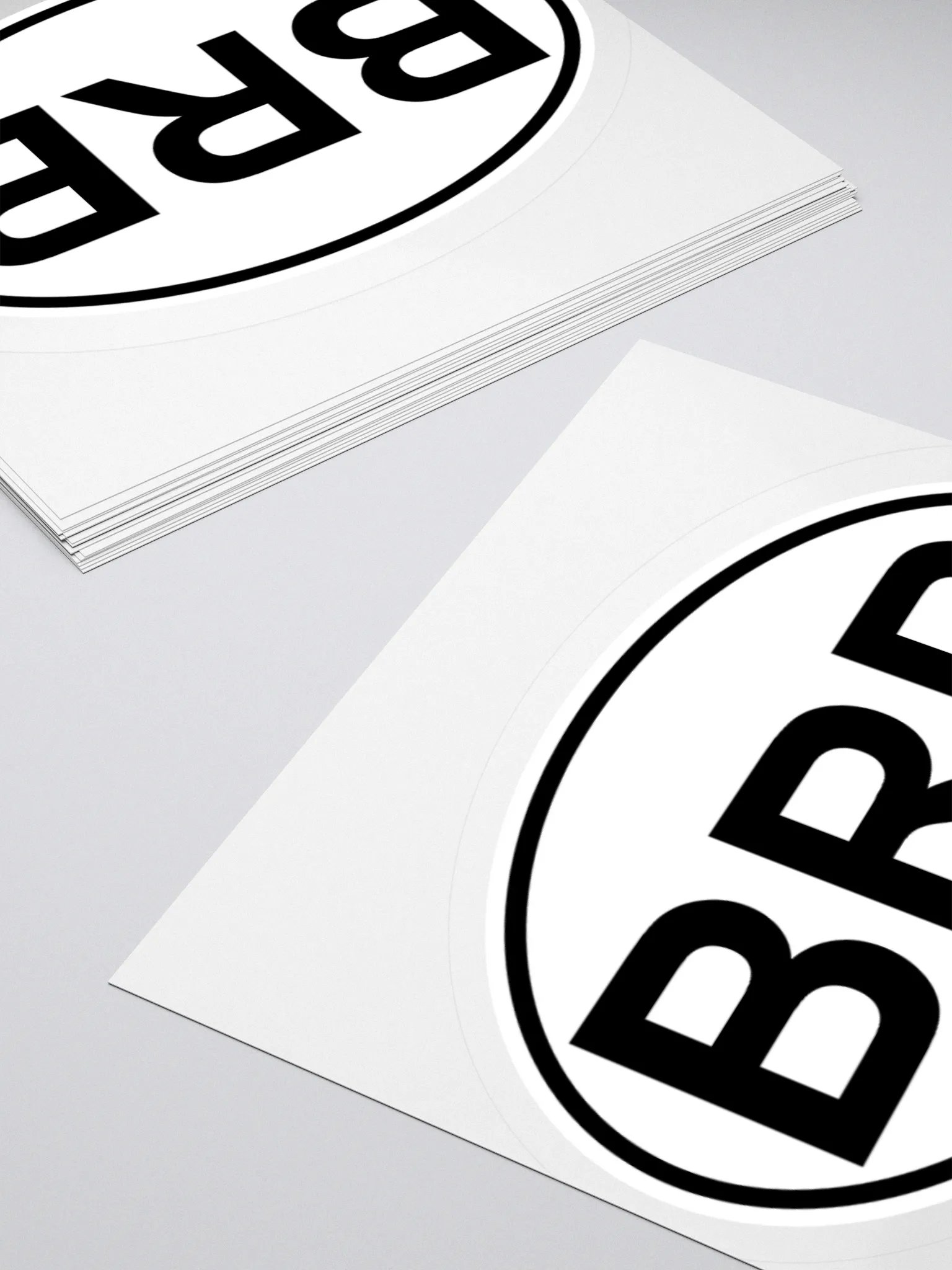 BRB Oval Sticker product image (4)