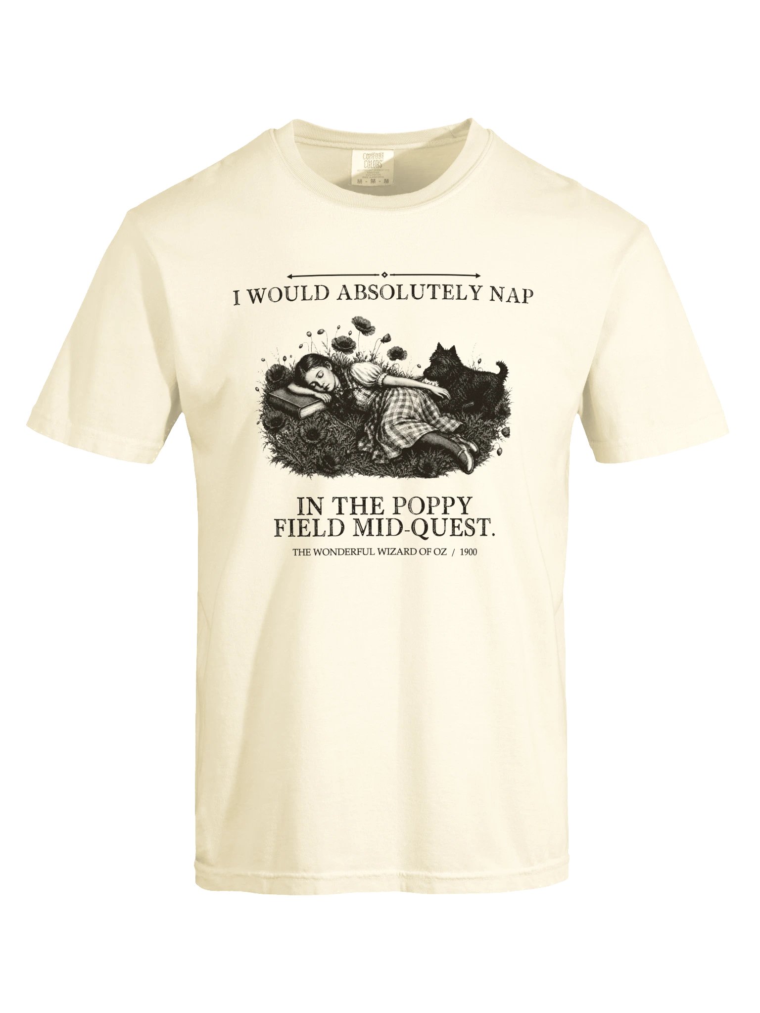 Would Absolutely Nap Poppy Field Mid Quest -- The Wonderful Wizard of Oz Tee (Light) product image (17)