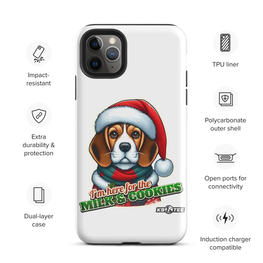 Beagle Santa Paws iPhone Tough Case product image (35)