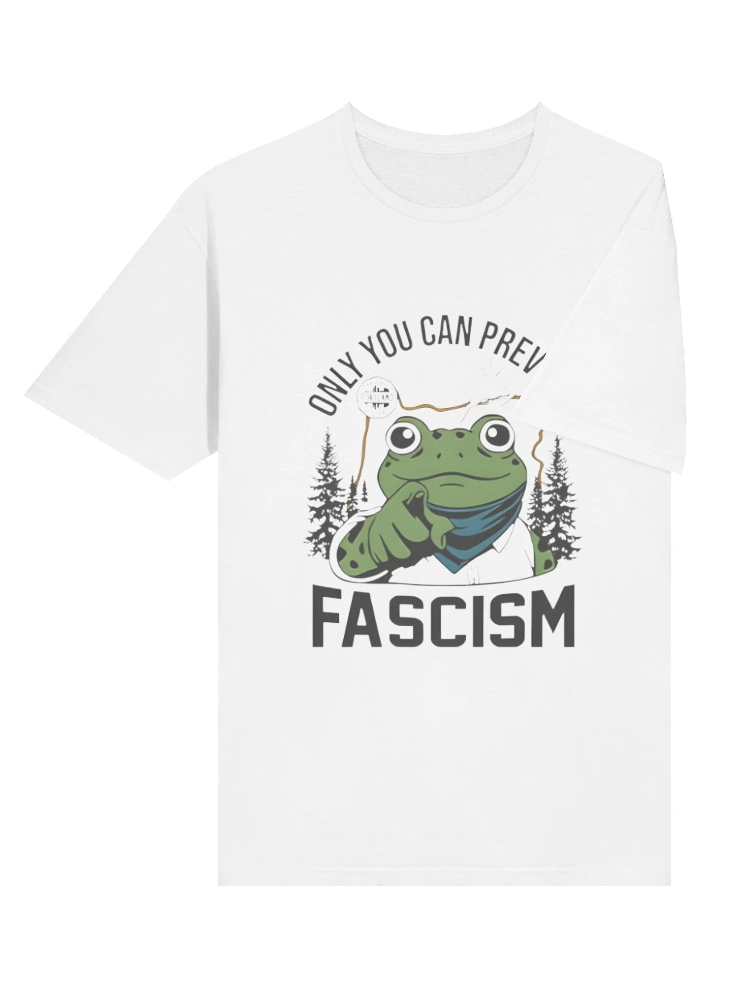 Only You Can Prevent Fascism Portland Frog Shirt product image (11)