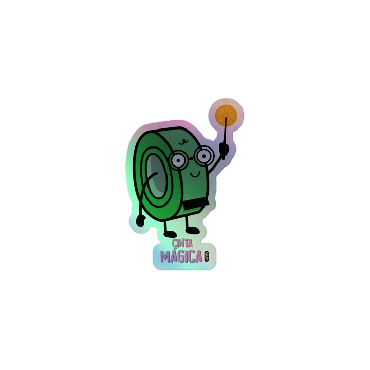 Cinta Mágica - Sticker (Holographic Kiss Cut) product image (1)